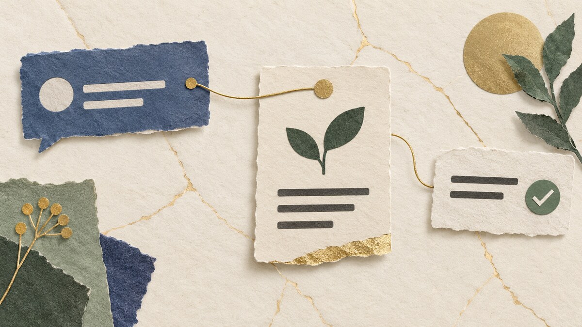 Selected Slack messages become a source-linked commitment before a follow-up draft is reviewed